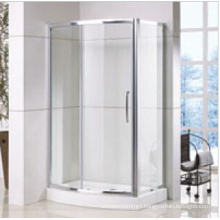 Bow Front Shower Enclosure with Side Panel